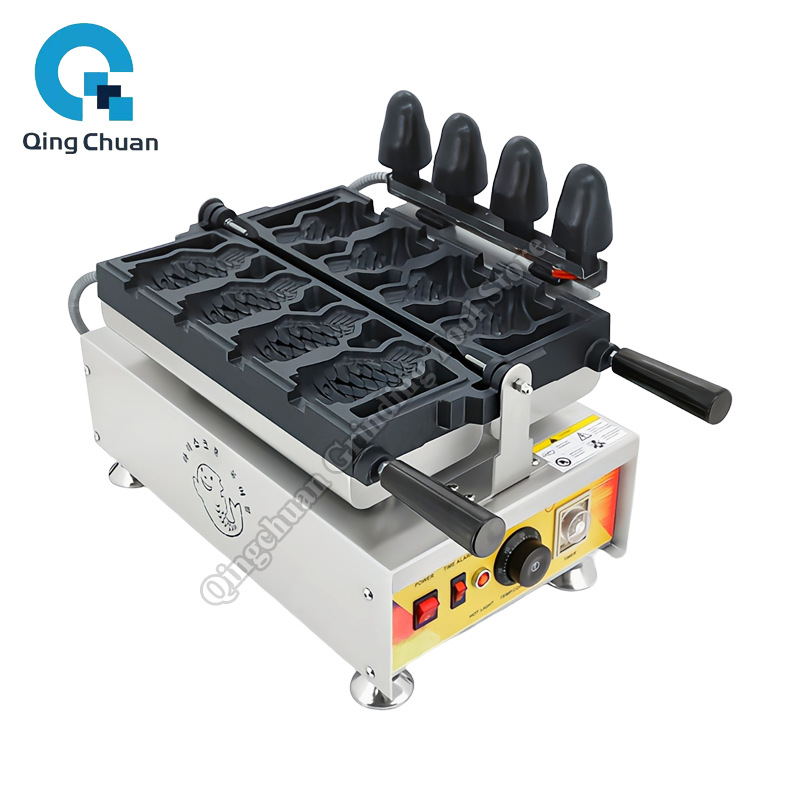 Ice Cream Maker Electric - Fish Shaped Waffle Machine Commercial Electric