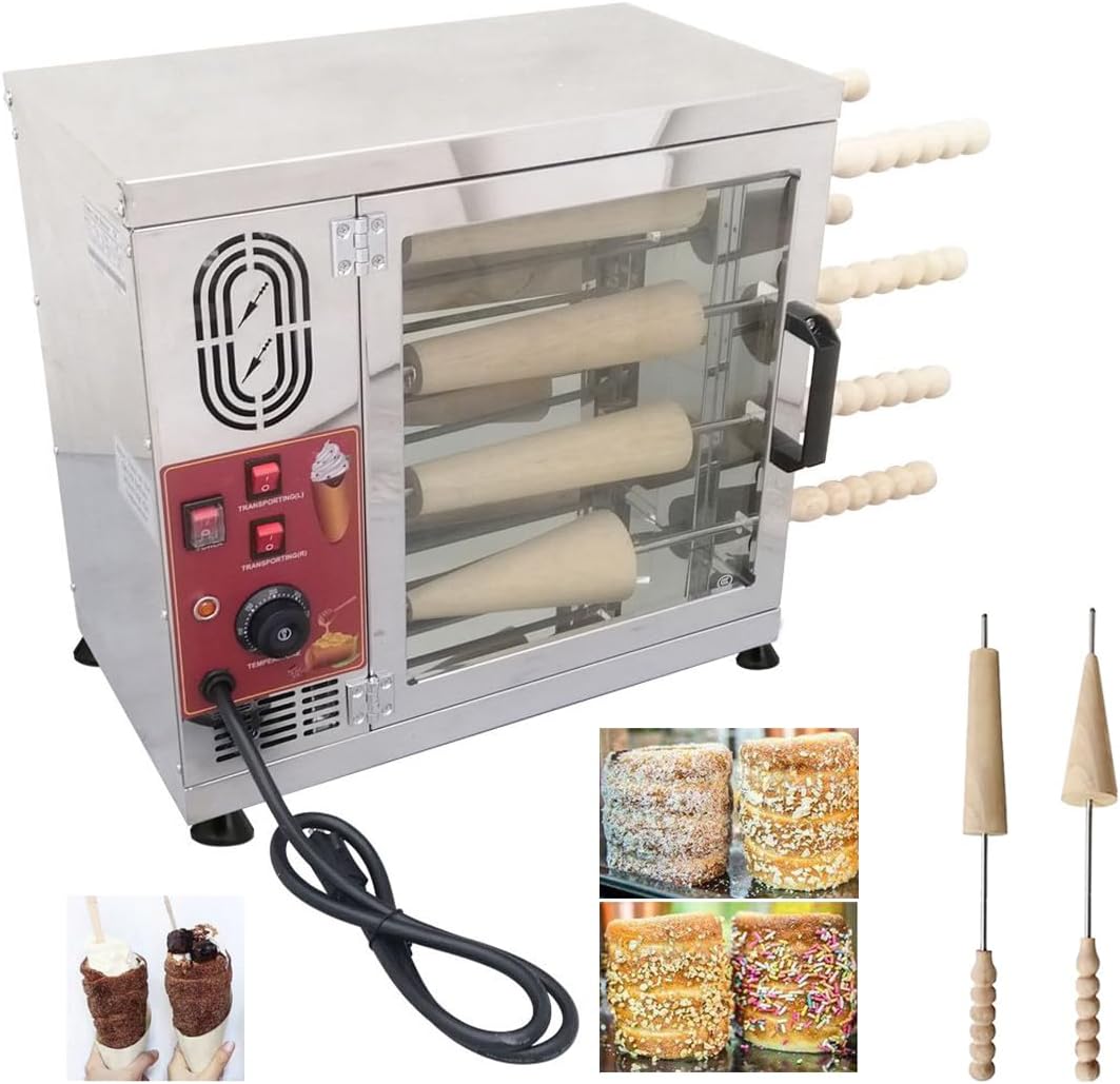 Ice Cream Maker Electric - Electric Ice Cream Cone Chimney Cake