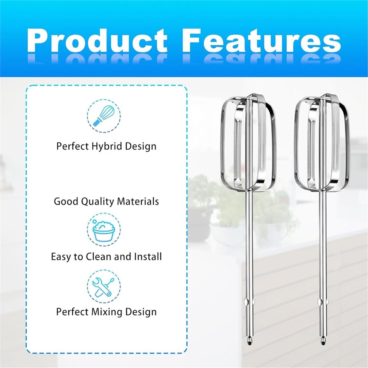 Hand Mixer Electric - 2pcs Hand Mixer Beaters Attachments for