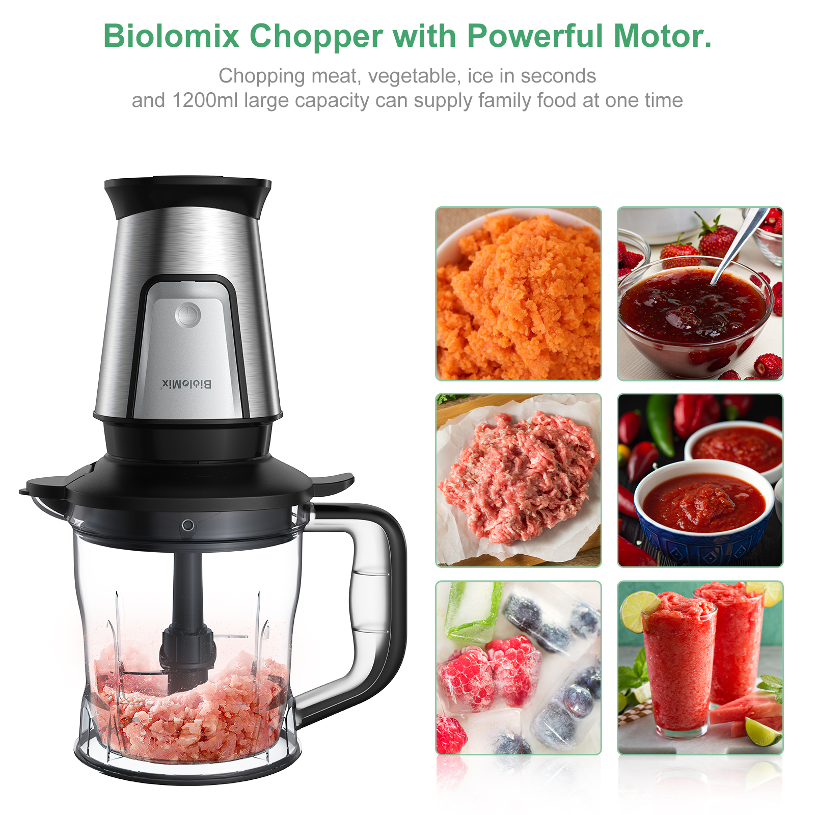 BioloMix 3-in-1 Multifunctiona – обзор и цена Food Processor Large