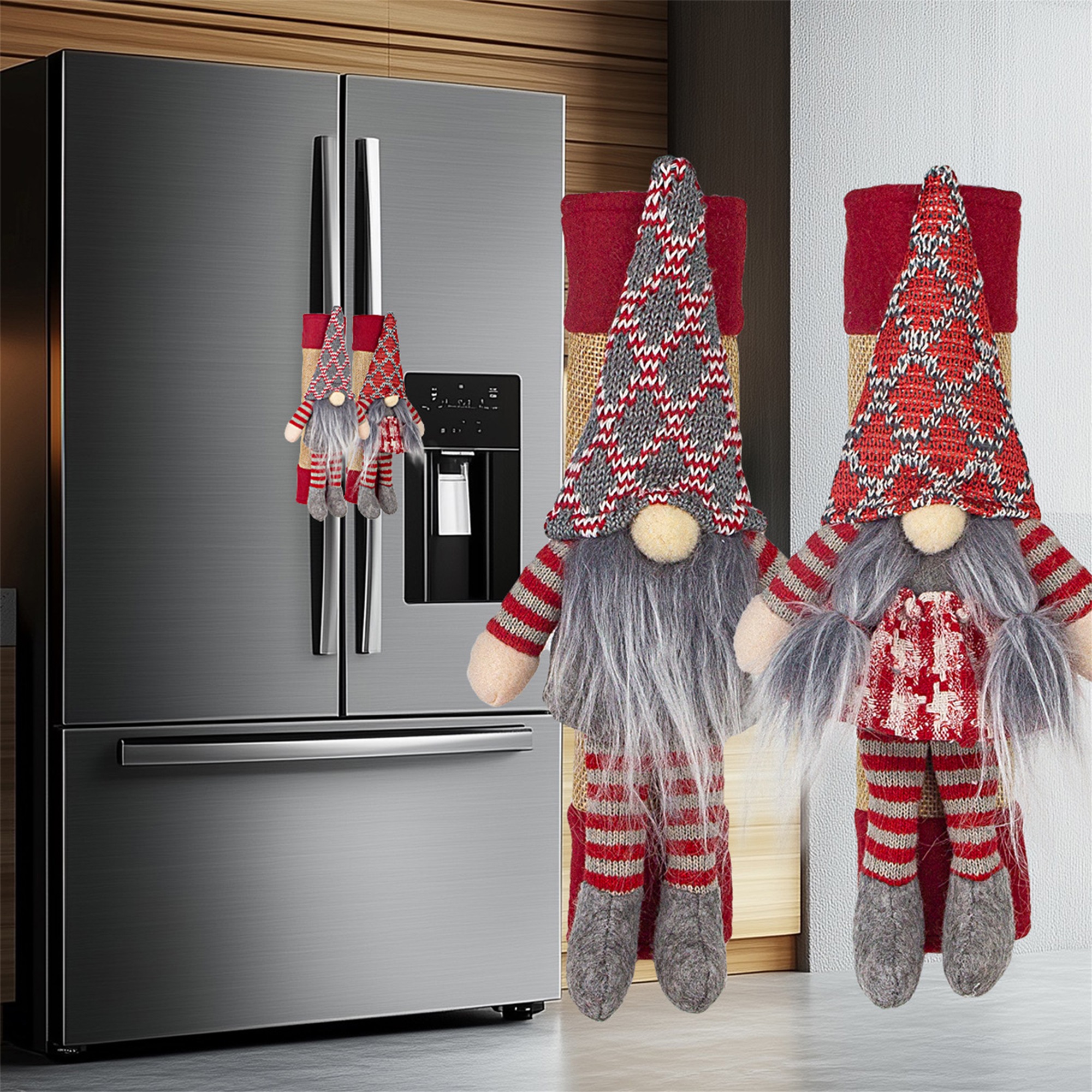 Christmas Refrigerator Door Ha – обзор и цена Kitchen Appliances For.Xmas