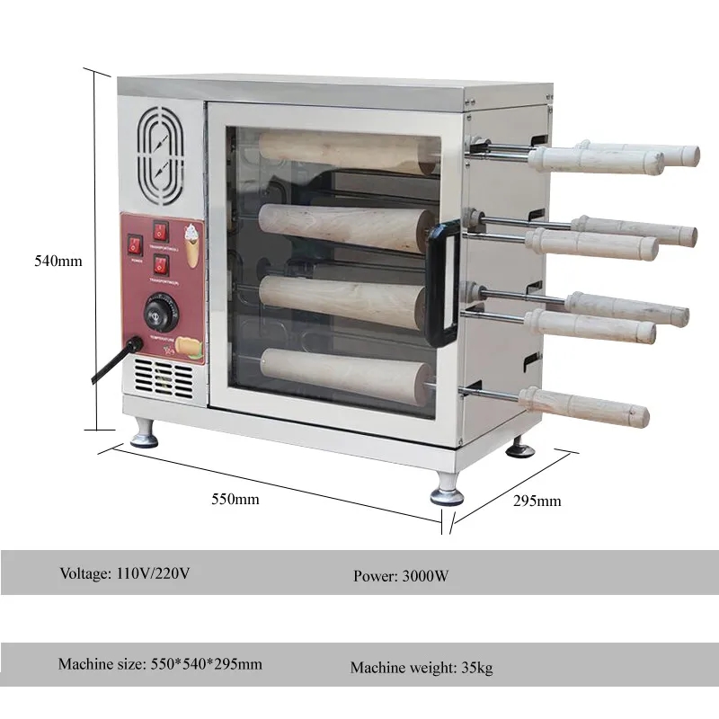 110V/220V Electric Chimney Cak – обзор и цена Ice Cream Maker Electric