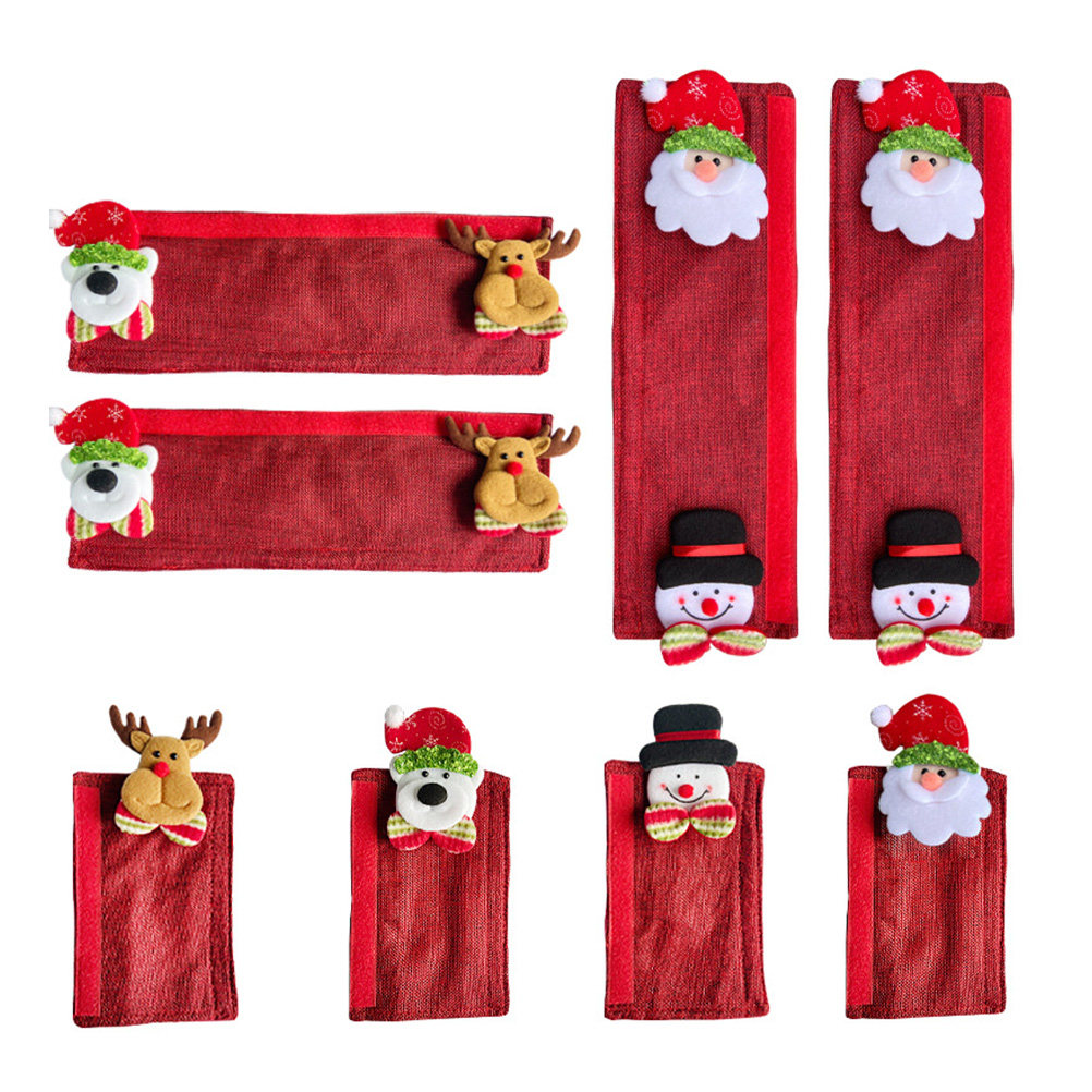8Pcs Xmas Fridge Handle Covers – обзор и цена Kitchen Appliances For.Xmas