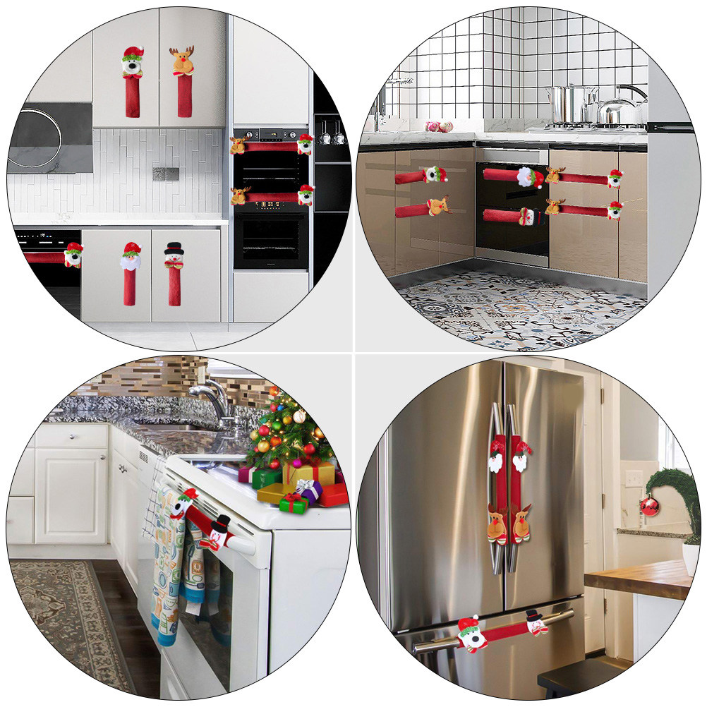 8Pcs Xmas Fridge Handle Covers – обзор и цена Kitchen Appliances For.Xmas