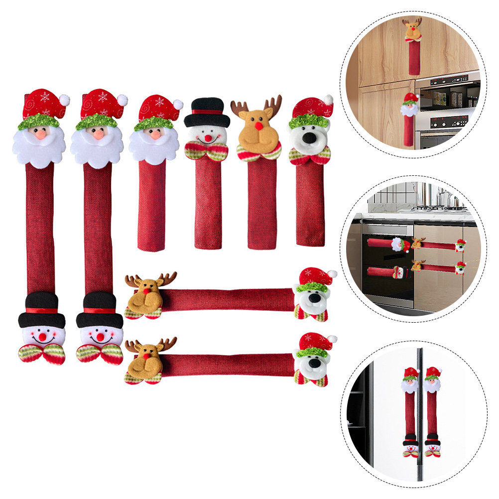 8Pcs Xmas Fridge Handle Covers – обзор и цена Kitchen Appliances For.Xmas