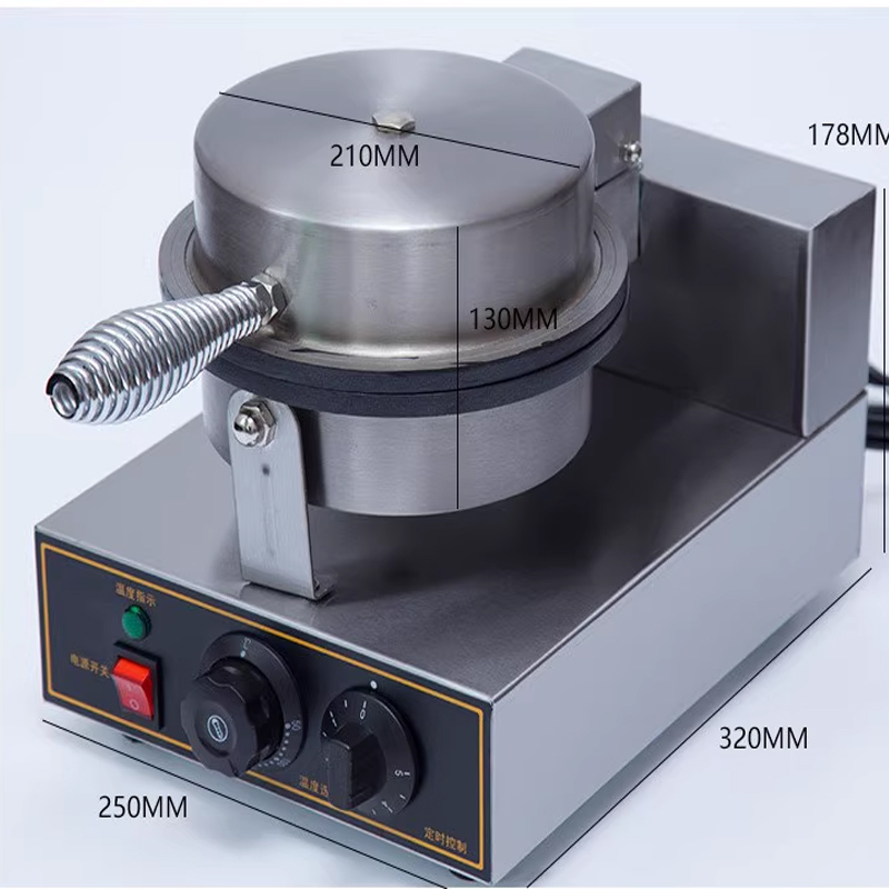 Electric Waffle Ice Cream Cone – обзор и цена Ice Cream Maker Electric