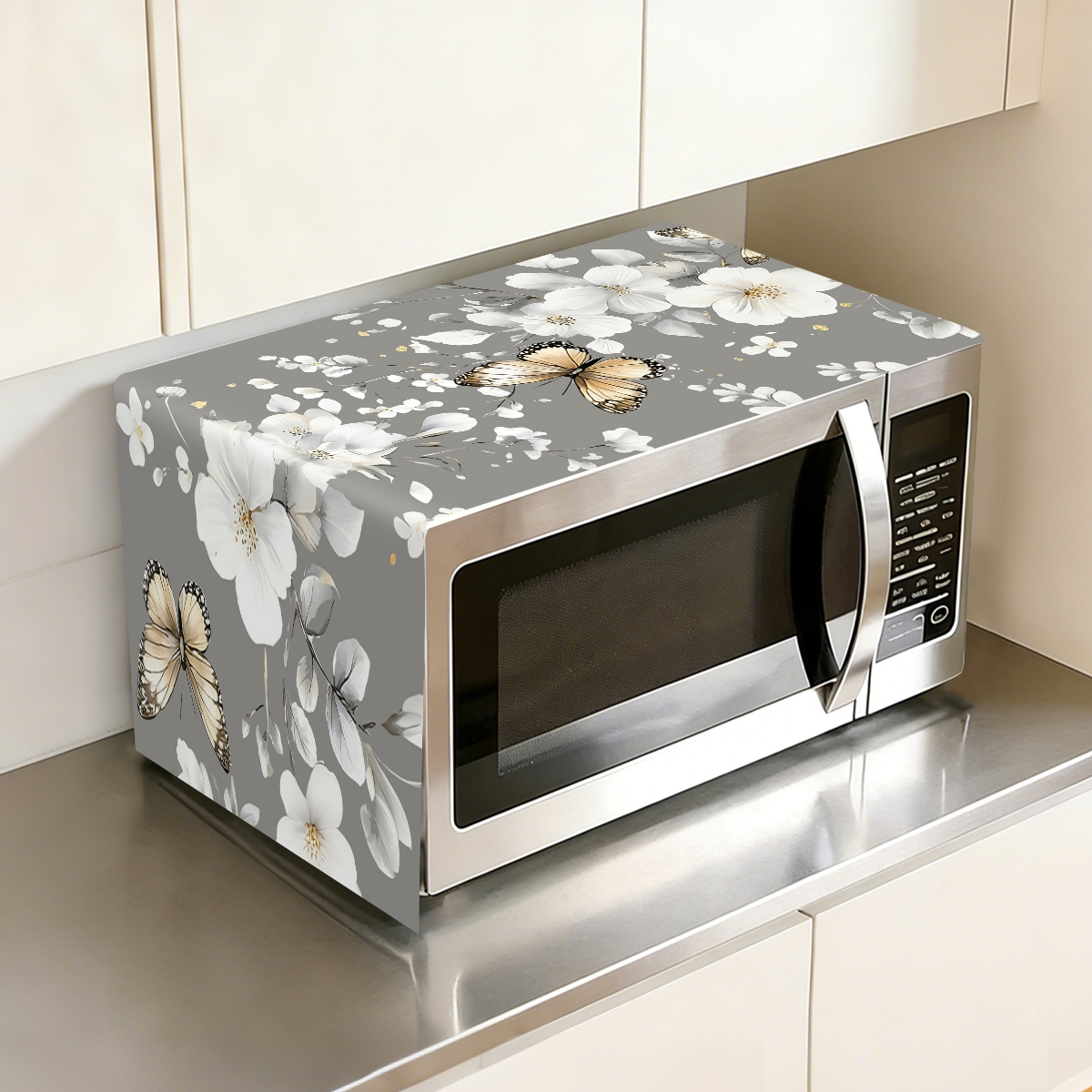 1pc  White Flower Microwave Du – обзор и цена Kitchen Appliances In White