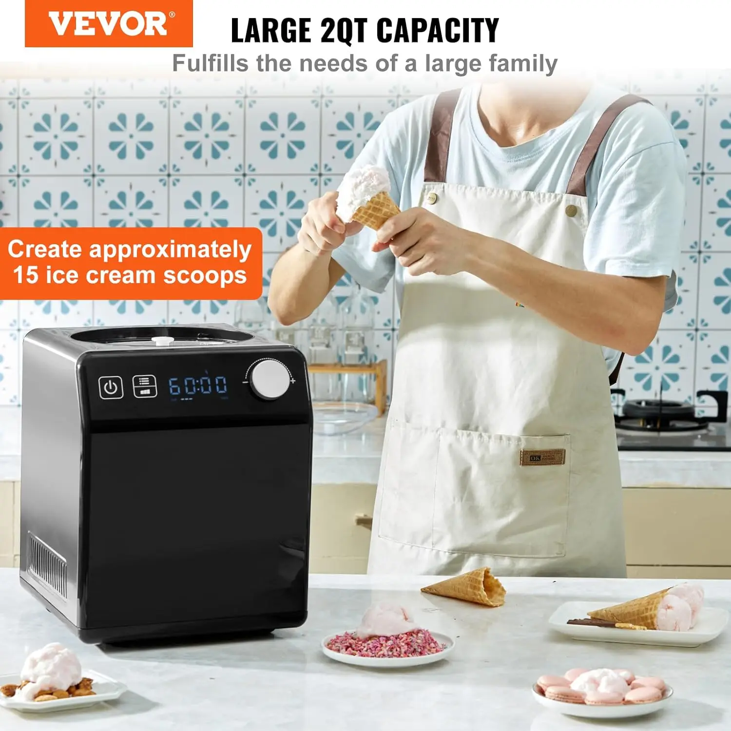 Upright Automatic Ice Cream Ma – обзор и цена Ice Cream Maker Electric