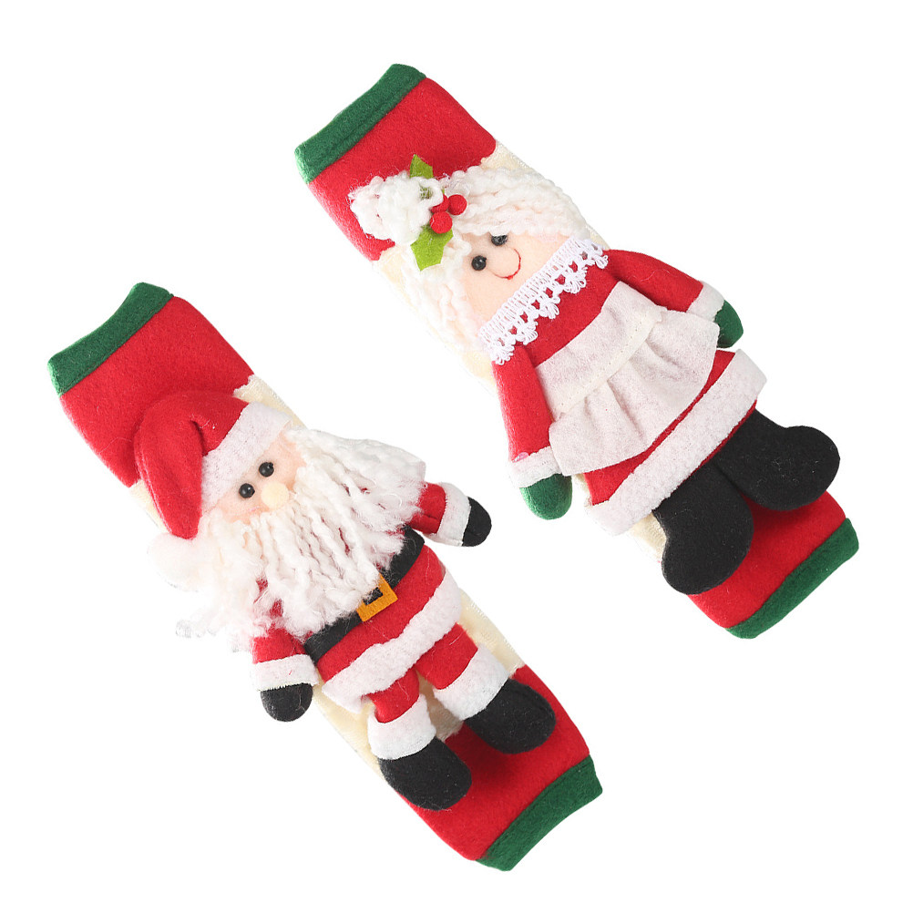 2Pcs Xmas Santa Handle Covers  – обзор и цена Kitchen Appliances For.Xmas