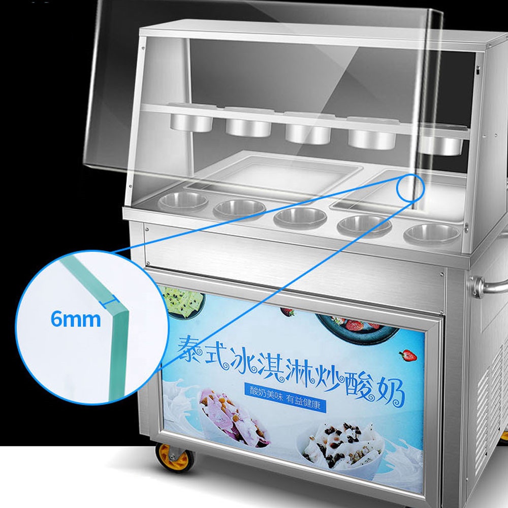 Frying Ice Machine Commercial  – обзор и цена Ice Cream Maker Electric