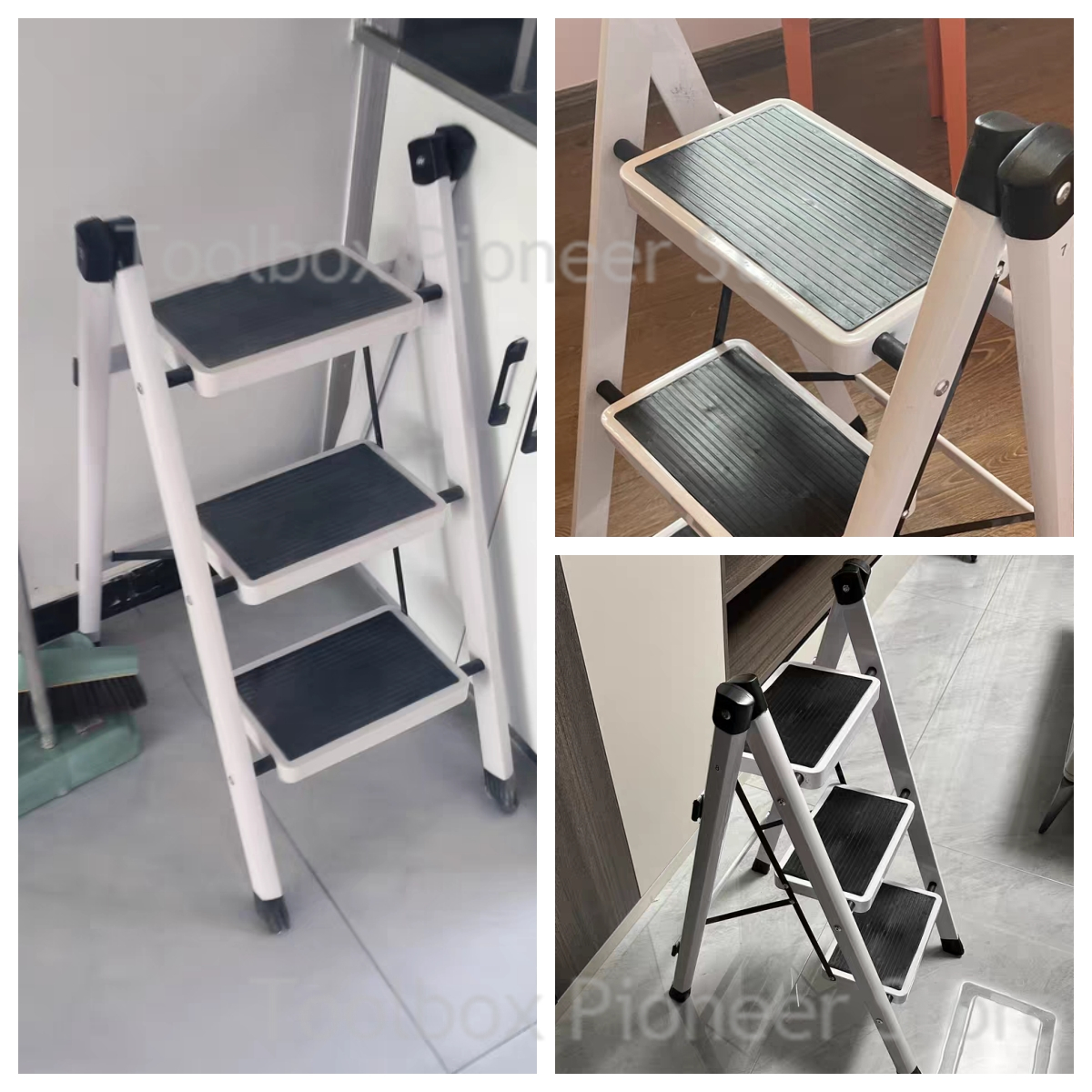 3-Step Foldable Ladder Chair W – обзор и цена Kitchen Appliances In White
