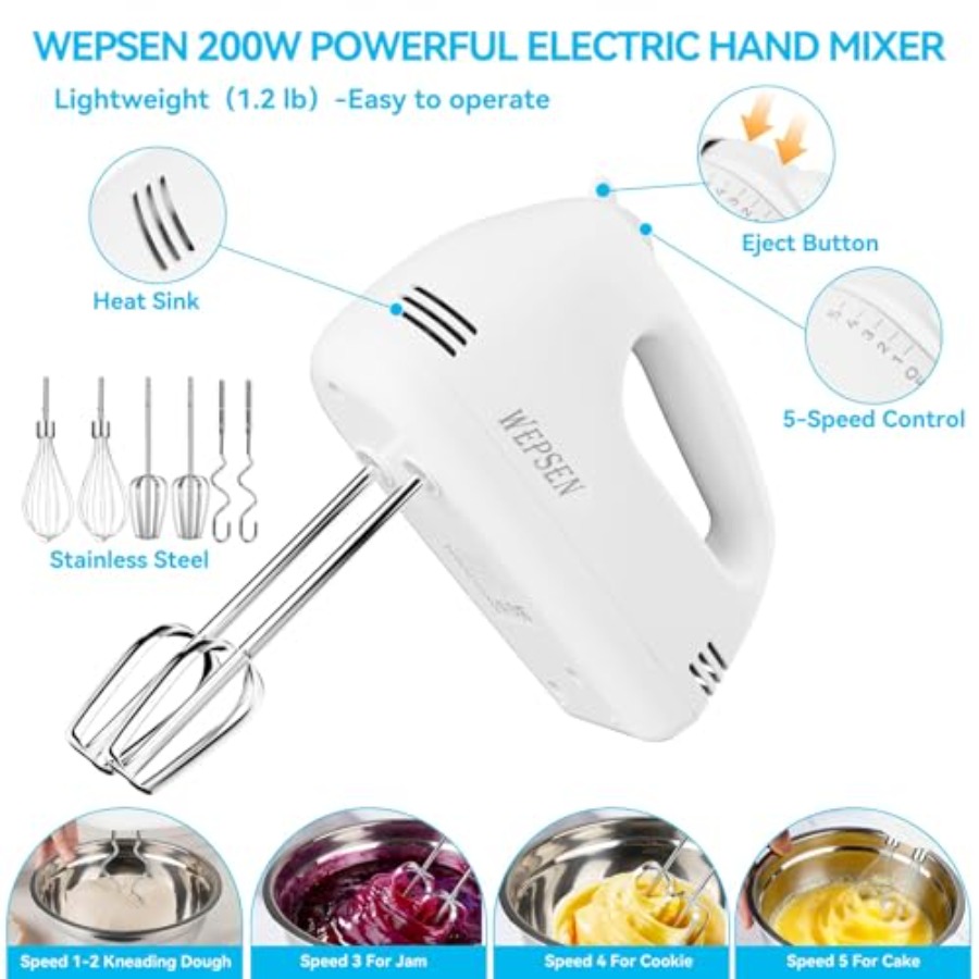 Hand Mixer Electric Mixing Bow – обзор и цена Hand Mixer Electric